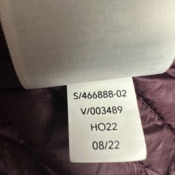 Athleta Womens Small Cozy Sherpa Snap Sweatshirt Eggplant - Picture 8 of 9